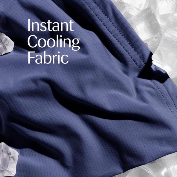 REST Evercool Cooling flat Full/Queen Flat Sheet Hot Sleeper 90” X 90” Navy - Picture 5 of 7